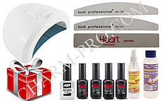 Професійний набір PNB для покриття гель лаком із лампою на Sun One 24/48 w