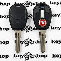 Корпус авто ключа под чип для Fiat (Фиат), 2 кнопки с лезвием GT15