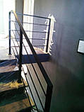 Зварні перила для сходів в стилі "Лофт", фото 5