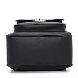 Рюкзак жіночий стильний з метеликами (чорний), фото 5