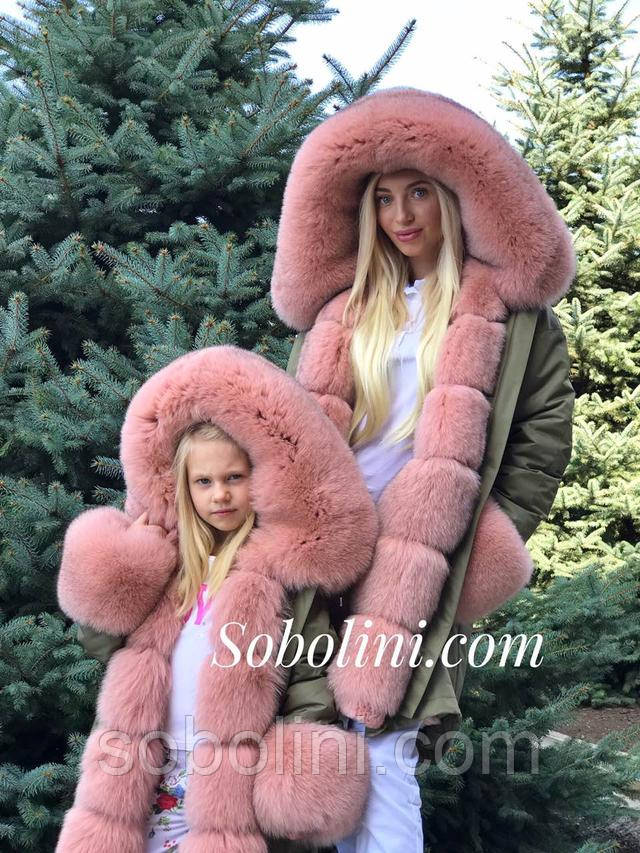 Парка женская с мехом