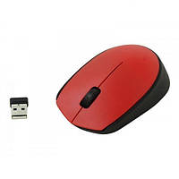 Мышь Logitech M171 Wireless Mouse (910-004641) Red/Black (код 514897)