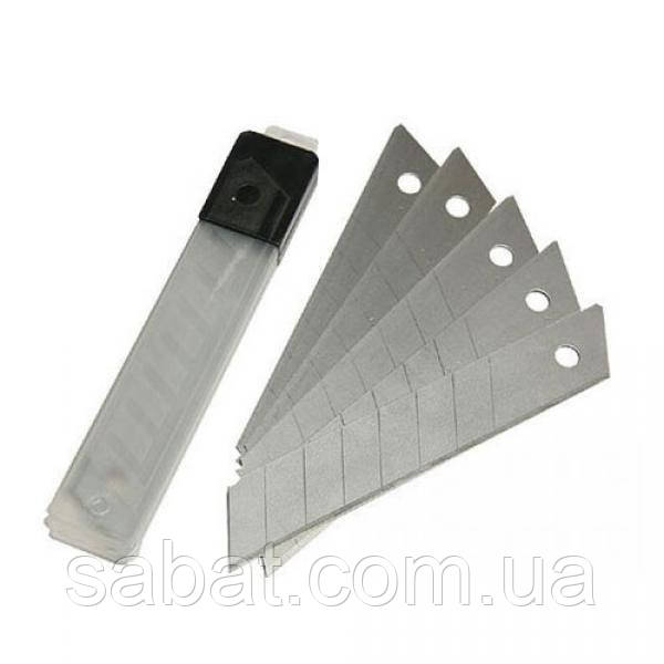 Лезвия для строительного ножа 7 сегментов Kubis18 мм, 10шт. - фото 1 - id-p69509890
