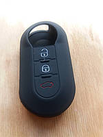 Чехол (силиконовый) для авто ключей Fiat (Фиат) 3 кнопки
