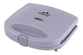 Сендвічниця-бутербродниця Monte MT-3501 з антипригарним покриттям для гарячих бутербродів і тостів