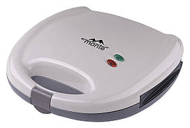 Сендвічниця-бутербродниця Monte MT-3503 з антипригарним покриттям для гарячих бутербродів і тостів