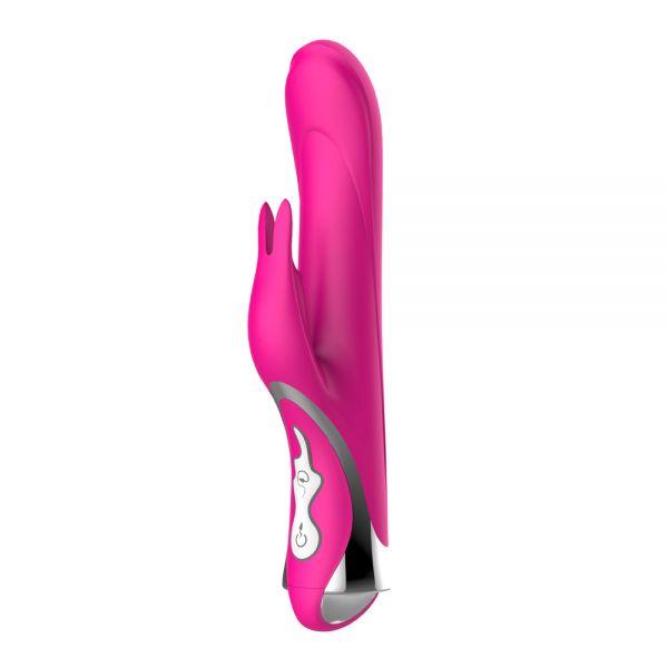 Багатофункційний Rabbit-вібратор Missile Rabit-pink, 24х3,5 см.