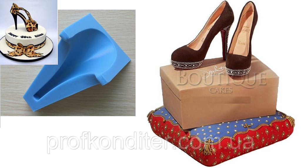 Силіконовий 3D молд "Каблук", фото 1