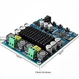 XH-M548 Цифровий стереопідсилювач Звуку 2х120W D клас + Bluetooth 4.0 (TPA3116D2) + корпус, фото 5