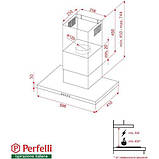 Витяжка Perfelli T 6612 A 1000 W LED (код 612848), фото 7