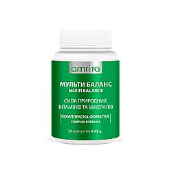 Вітаміни й антиоксиданти Мульти Баланс капс.30-домішка дієтична вітамінна