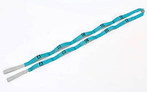 Стрічка для розтяжки Stretch Strap (12 петель, нейлон), фото 2