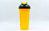 Шейкер з сіточкою для спортивного харчування FI-4444-OBK (TS1314) (пластик, 700 мл, помаранчевий-чорний), фото 6