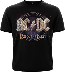 Футболка AC/DC "Rock Or Bust"