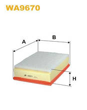 Фільтр повітряний на Рено Майстер III 2.3 dCi / WIX (Польща) WA9670