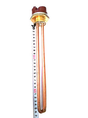Тен прямий різьбовий для водонагрівачів 2000W / L=265мм, фото 4