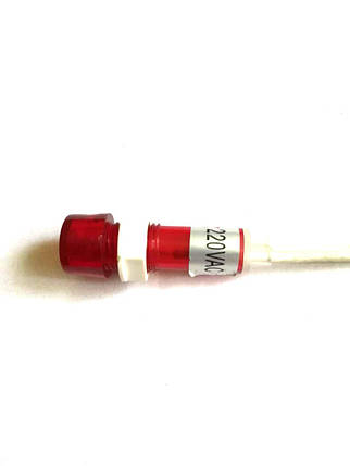 Лампа сигнальна з клемами для бойлерів L=170мм / 220V, фото 3