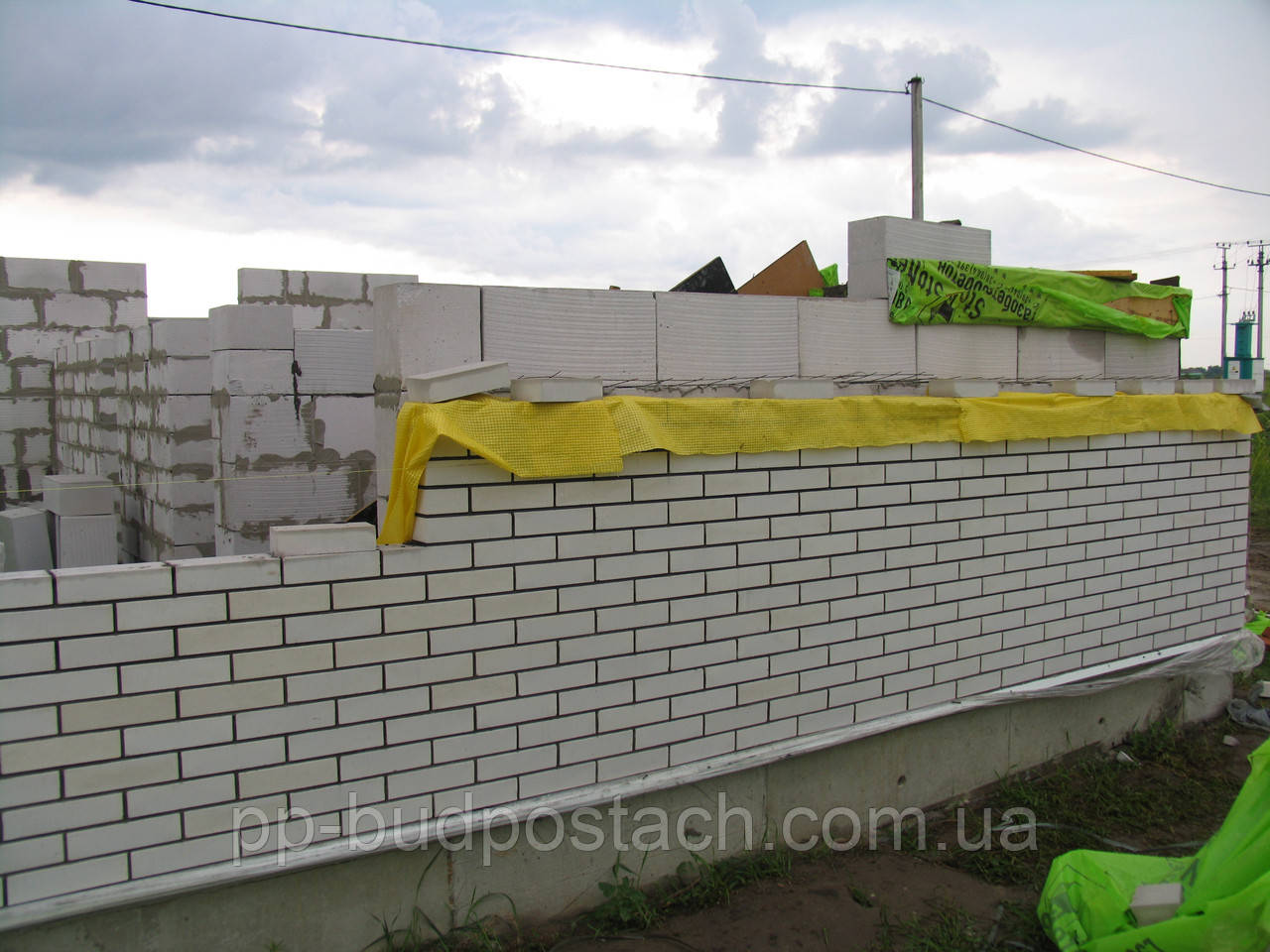 Кладка цегли, газобетону, пінобетону, газобетонних блоків, фото 1