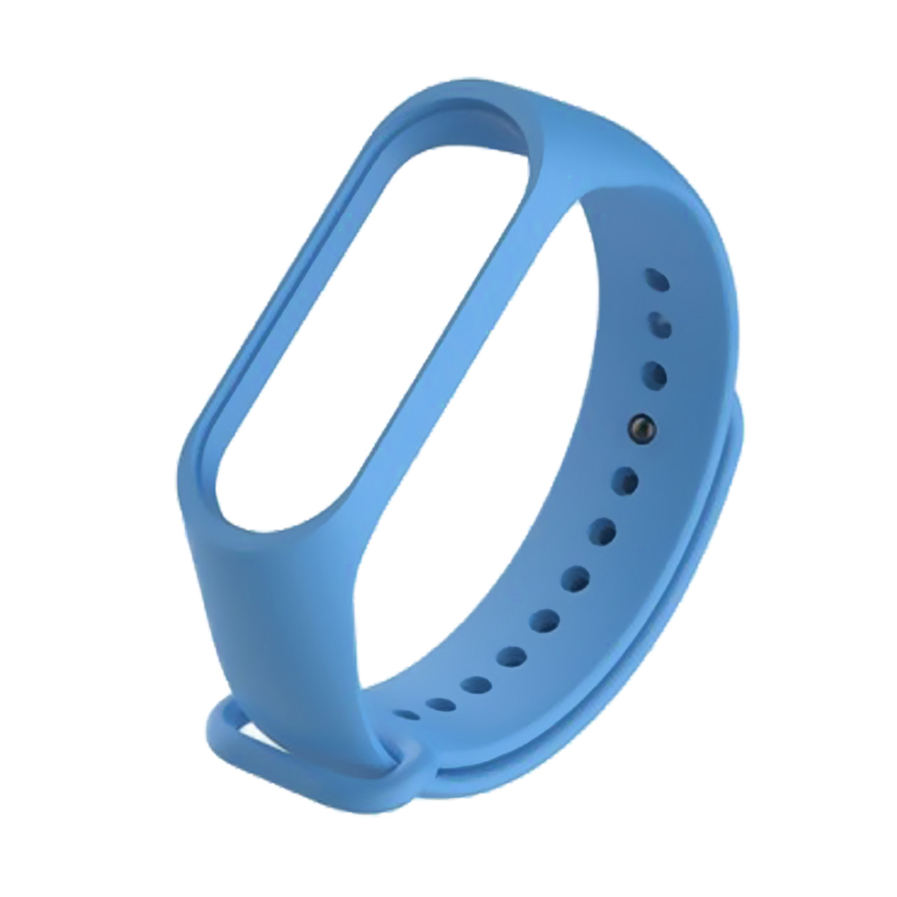 Ремешок для фитнес браслета Xiaomi Mi Band 3 \ 4 Classic Silicone синий - фото 1 - id-p783743494