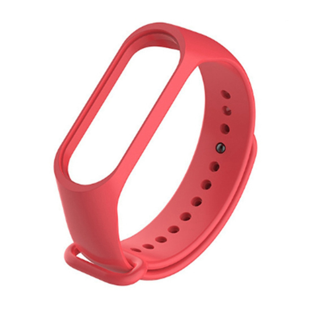 Ремешок для фитнес браслета Xiaomi Mi Band 3 \ 4 Classic Silicone Red - фото 1 - id-p783751862