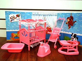 Меблі для ляльки Дитяча кімната Gloria 9409