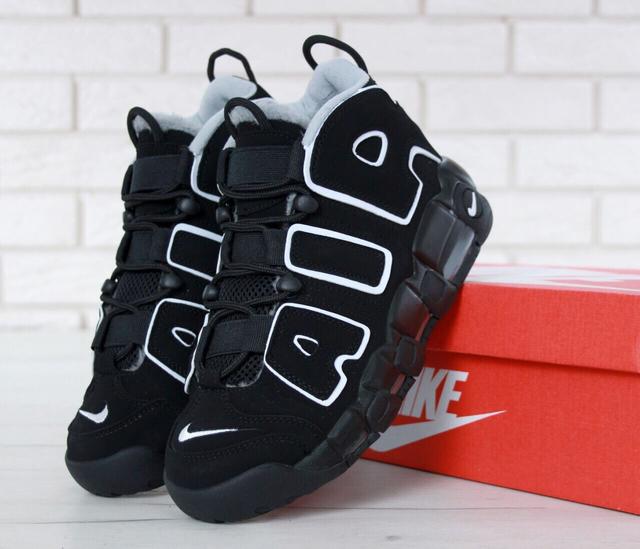 Чоловічі Зимові Кросівки Nike Air More Uptempo