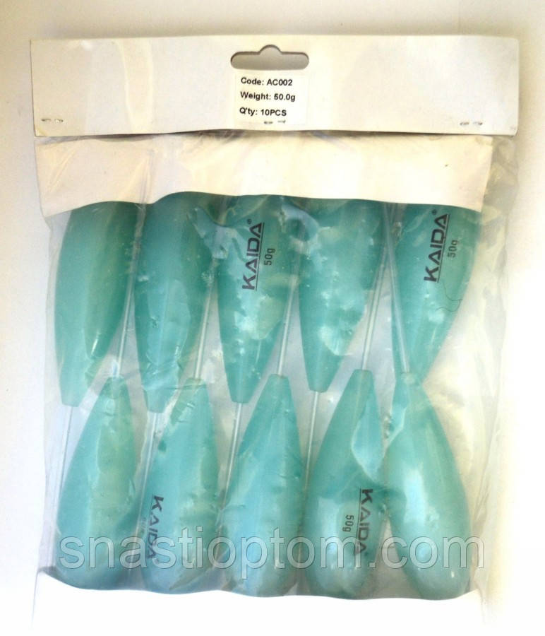 Бомбарда (сбіруліно) Kaida, що повільно тоне, 50г, фото 1