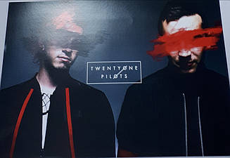 Плакат із муз. групою "Twenty One Pilots"