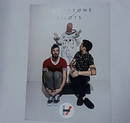 Плакат із муз. групою "Twenty One Pilots"