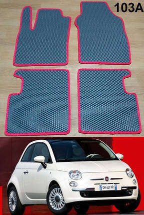 Килимки ЕВА в салон Fiat 500 '07-, фото 1