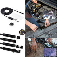 Камера ендоскоп бороскоп 1 метр Android Технічний водонепроникний USB ендоскоп Підсвітка