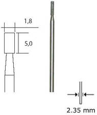 PROXXON 28240, Бор з алмазним напиленням (циліндр), 1,8 мм