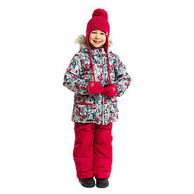 Зимовий термокостюм NANO для дівчинки 1-4 р.,6-12р., куртка+штани, 75-104;116-146 ТМ Nanö F18 M 278 140