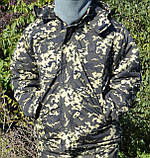 Костюм зимовий куртка довга + штани Піксель р. 48-50, фото 6