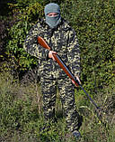 Костюм зимовий куртка довга + штани Піксель р. 48-50, фото 3