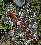 Костюм зимовий куртка довга + штани Піксель р. 48-50, фото 4