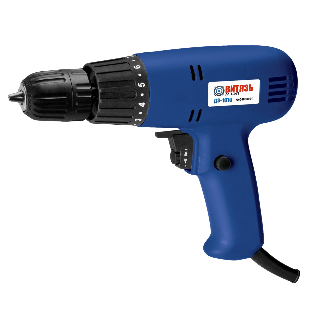 Шуруповерт мережевий Витязь ДЭ-1070, фото 1
