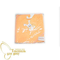 Дитячий куточок, махра з аплікацією, оранжевий