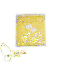 Дитячий куточок, махра з аплікацією, жовтий