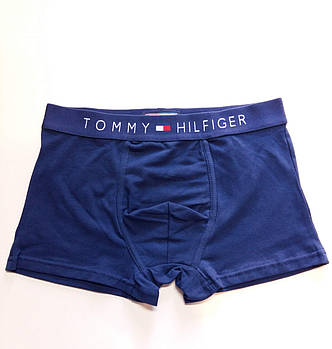 Труси чоловічі боксери бавовна Tommy Hilfiger, розмір 3XL (54-56), темно-сині, 03309