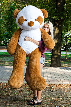 М'яка іграшка Плюшева панда 200 см Чорно-біла велика панда Плюшева іграшка велика Плюшева пандочка Коричневий