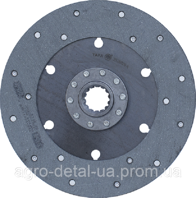 Диск зчеплення 25.21.025-А ведений диск фередо) головної муфти зчеплення Т 25,Т 25А, фото 1