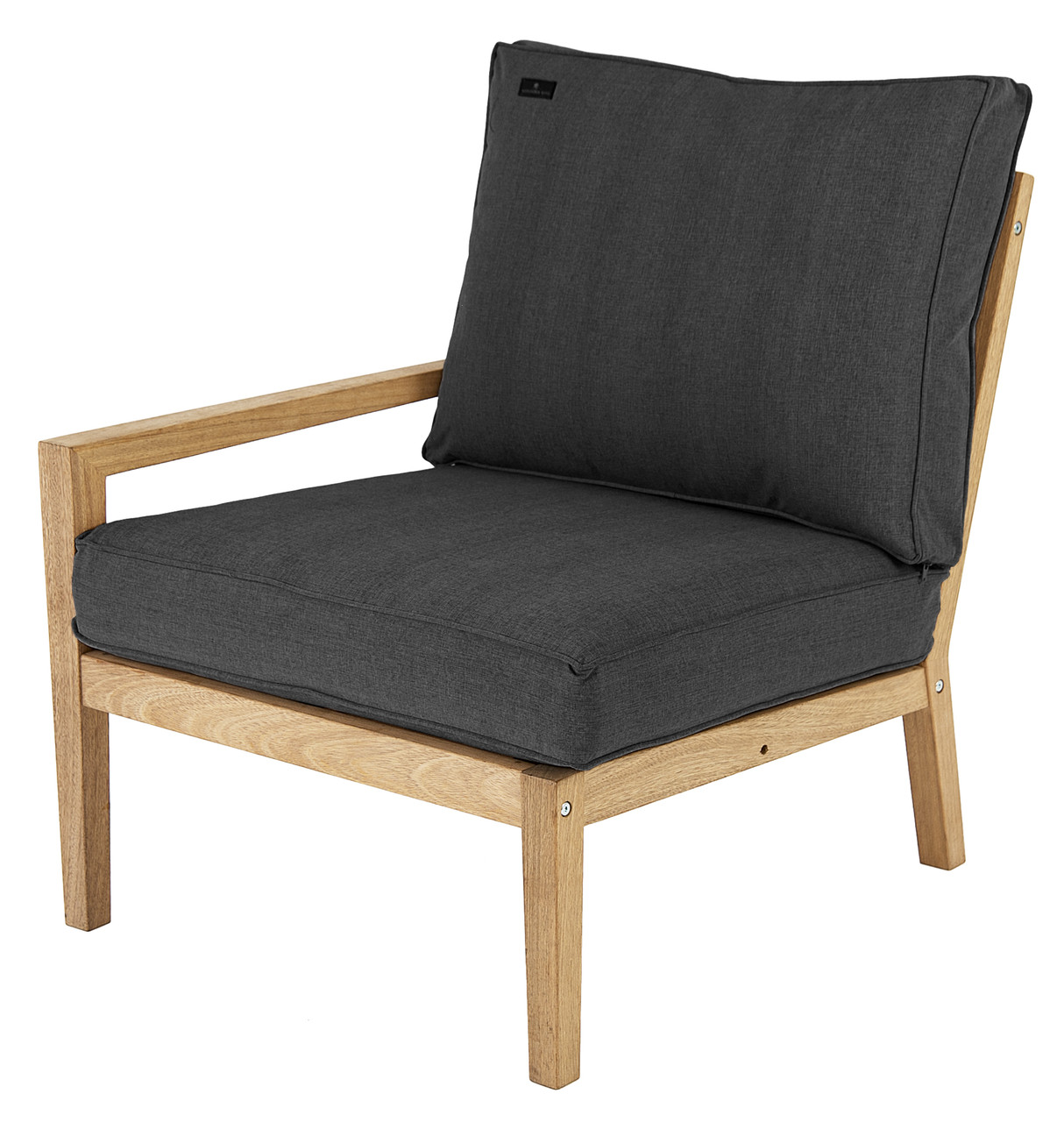 Лівий модуль дерев'яне крісло Roble з подушкою, Alexander Rose