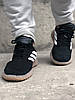 Чоловічі кросівки adidas Sobakov "Black/White" (Адідас) чорні, фото 7