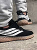 Чоловічі кросівки adidas Sobakov "Black/White" (Адідас) чорні, фото 8