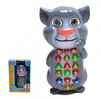 Розвивальна іграшка розумний телефон Кіт Том українською