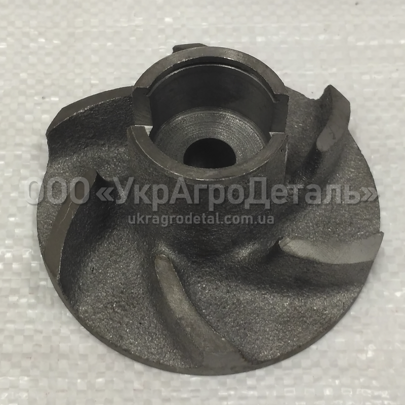 Крильчатка водяного насоса ЮМЗ Д65-1307031-Б (чугун)