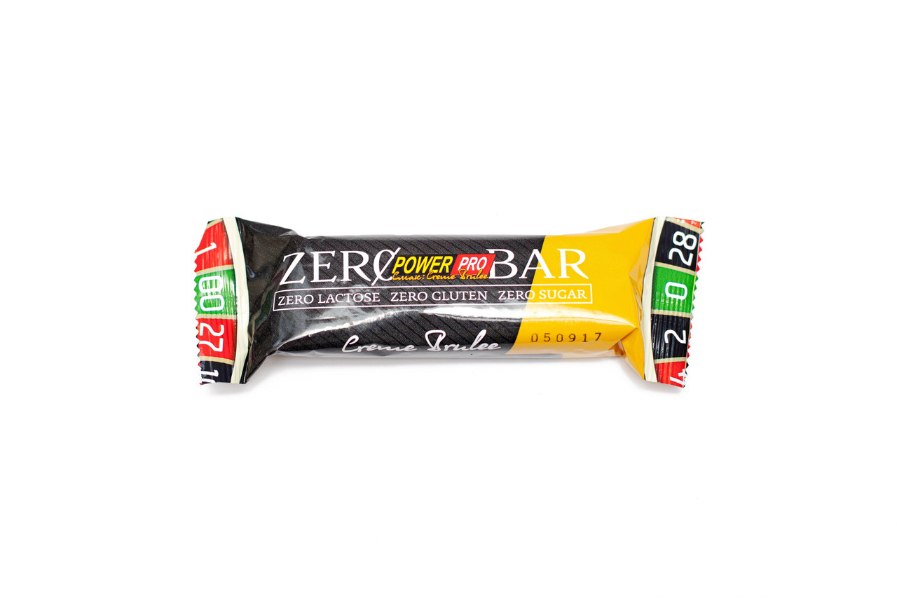 Батончик протеиновый без сахара Power Pro ZERO Bar (60 g крем брюле) - фото 1 - id-p546885920