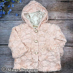 Шубка з штучного хутра для малюків Розміри: 3,4,5 років (7290)