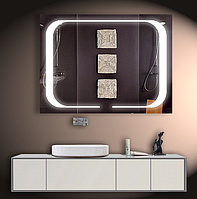 Зеркало 85*65 см с Led подсветкой Настенное зеркало с лед подсветкой для ванной комнаты
